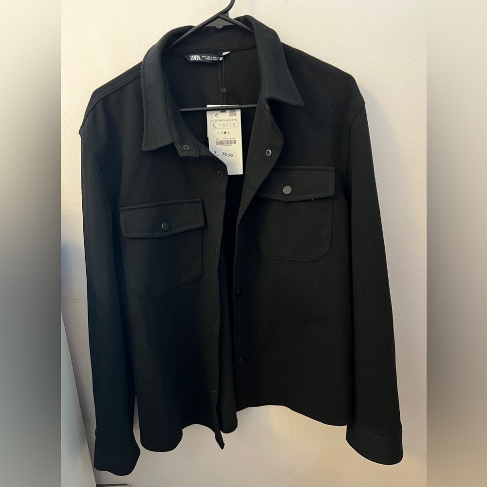 Zara light shacket